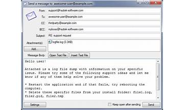 SMTP Mail Sender for Windows - Download it from Habererciyes for free